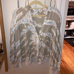 Young Fabulous & Broke tie dye blouse